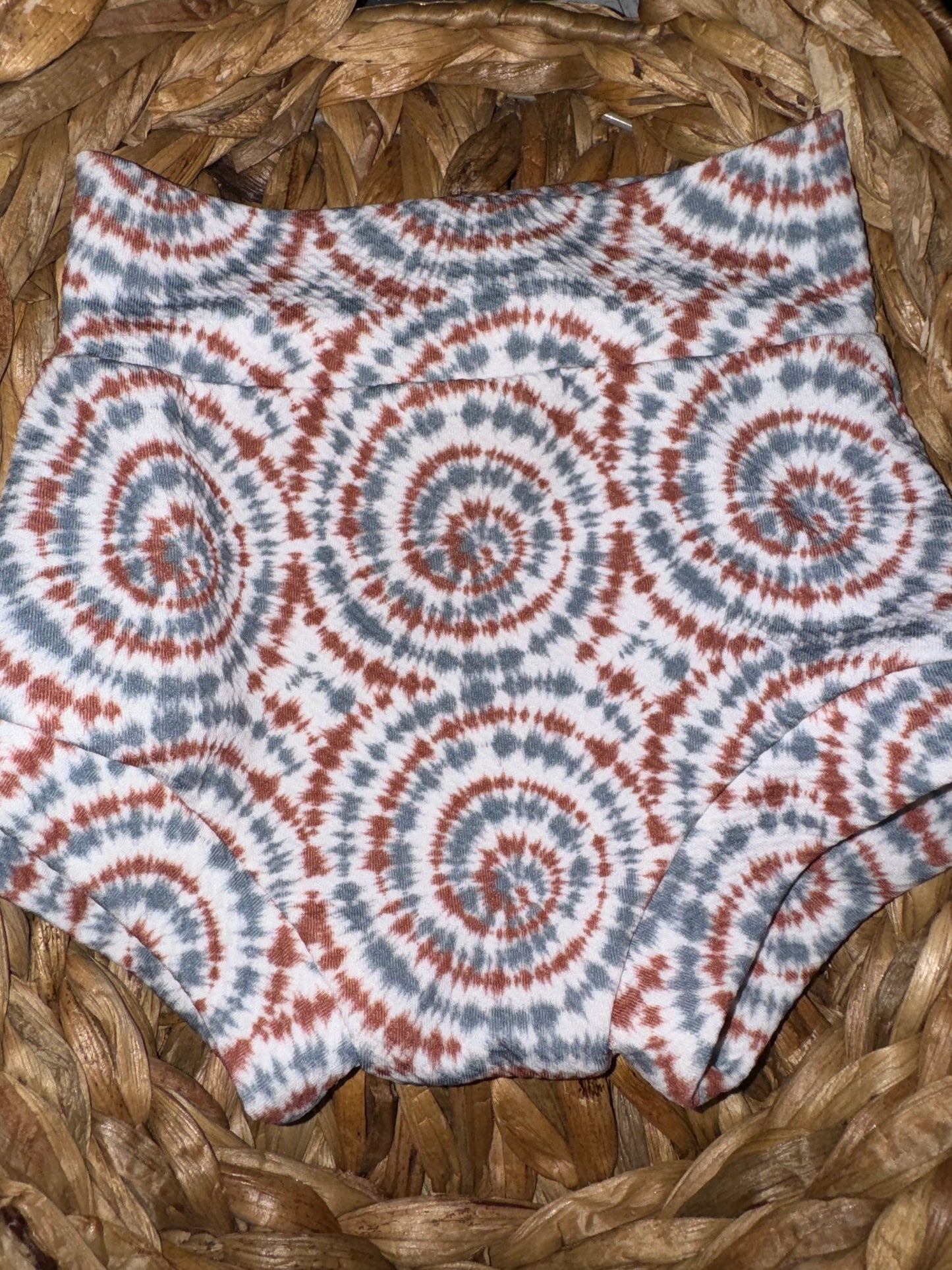 Blue/Red Tie Dye Bummies 3/4t