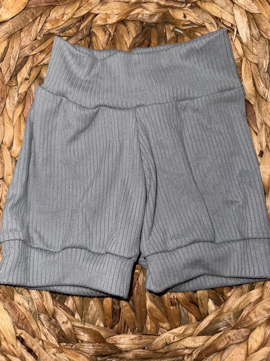 Grey Boy Shorts 6/9m